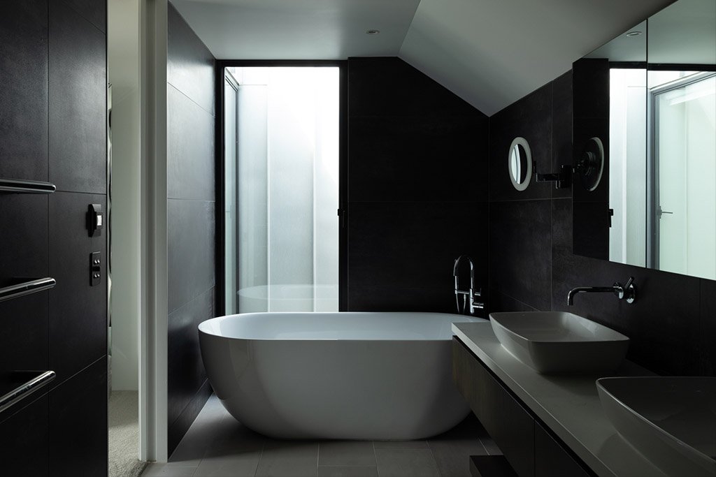 waterproofed shower system