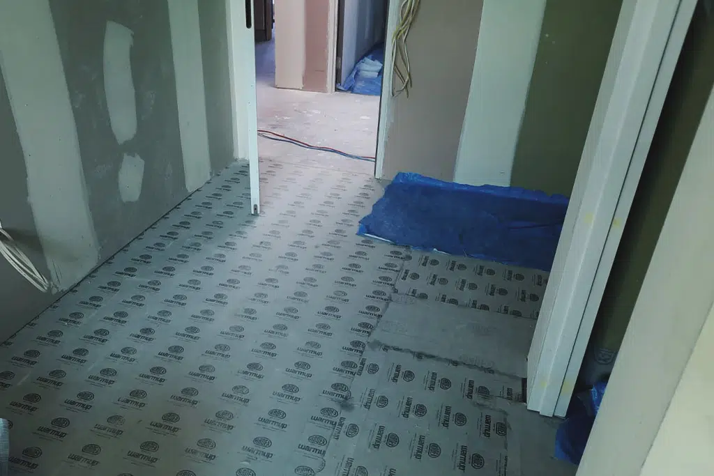 underfloor heating