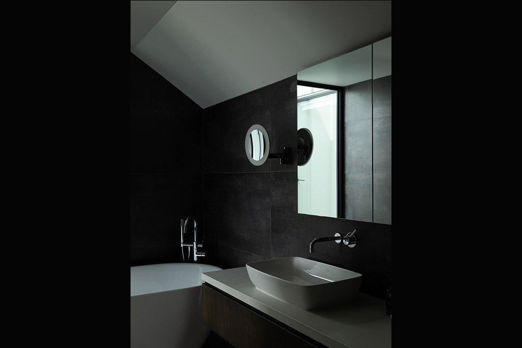waterproofed shower system